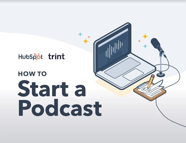 digital marketing strategy resource: how to start a podcast guide